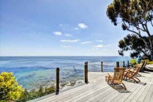 Oceanfront homes in the South Bay