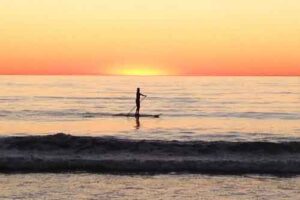 Stand up paddle surfing