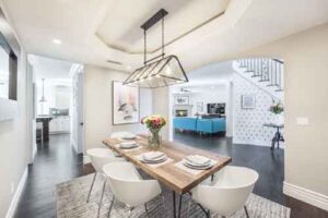 Luxury dining rooom