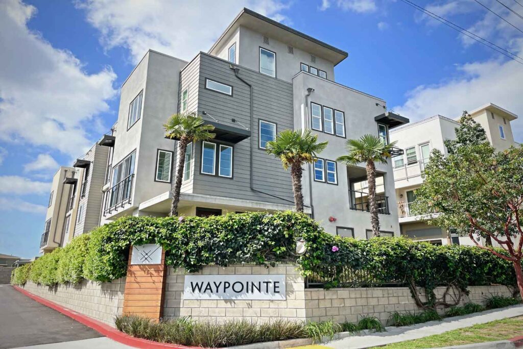 Waypointe townhomes in El Segundo