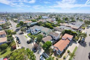 El Segundo homes drone photo